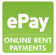 Apartments in West Houston, TX Green square with white text saying "ePay ONLINE RENT PAYMENTS" for apartments in West Houston. San Brisas Apartments in West Houston 2020 Eldridge Pkwy Houston, TX 77077 p: (713) 987-3600 f: (281)-752-7670