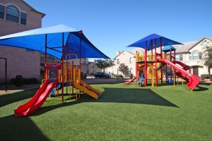 Apartments in West Houston, Texas - Playground with Shade Coverings